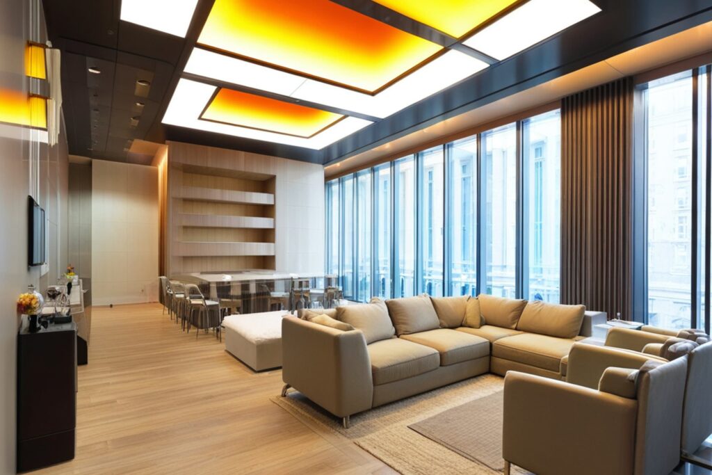 Акустика, светлина, комфорт: Интегрирани led панели като мултифункционални тавани