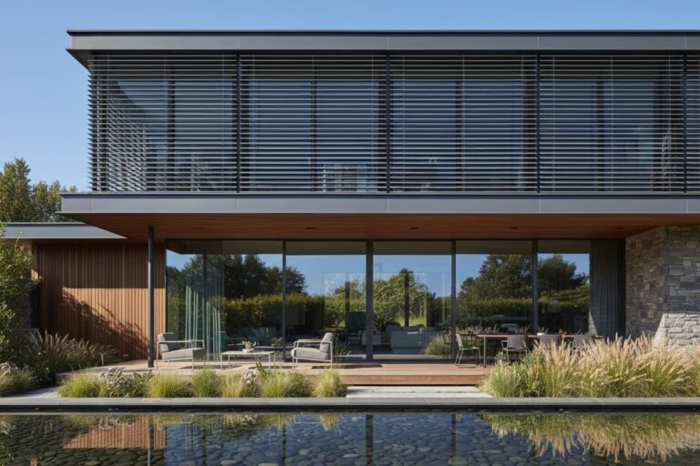 Интелигентни фасади с външни ламелни щори: Автоматизация, сензори и ползи